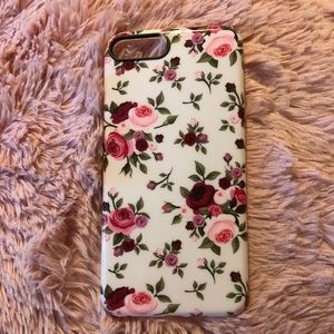 White floral iPhone 7/8 PLUS case NWT